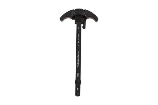 PRI M84 ambidextrous gas buster AR 15 charging handle with large latches and black finish